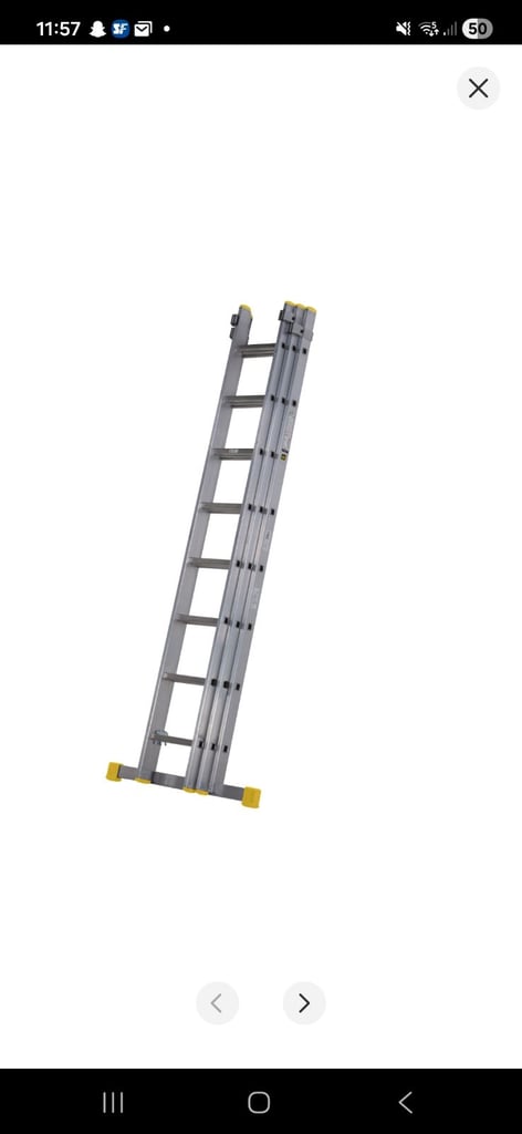 8 tread 3 tear ladder x2