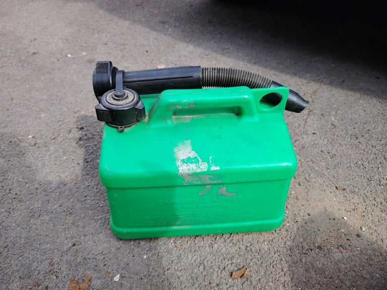 Petrol Can Tetra Green Unleaded With Flexible Spout 5L 5 Litres