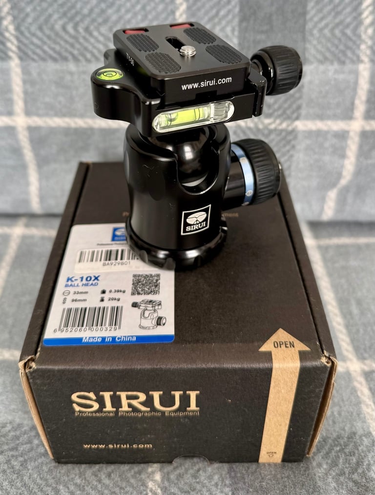 SIRUI K-10X BALL HEAD WITH TY-50 PLATE