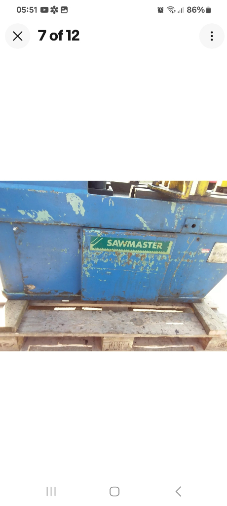 Power hacksaw Bulldog. 200 3ph - 