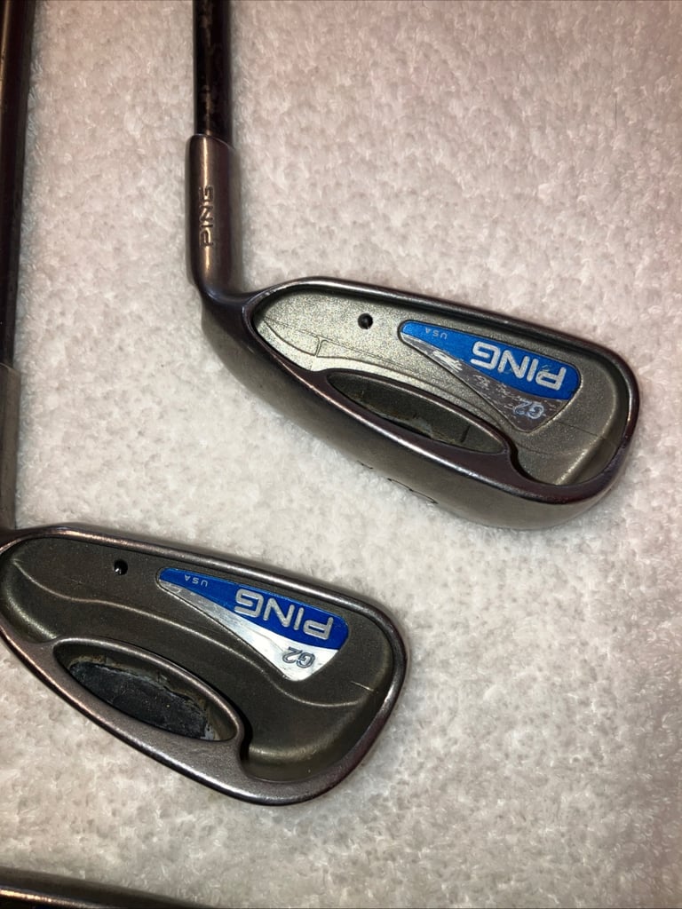 Ping G2 Iron Set Black Dot 3h4h5h 6-7-8 Iron Reg TFC100 Graphite Shaft RH 