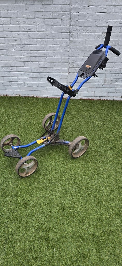 4 wheel golf trolley