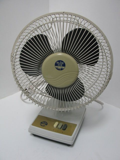 image for Vintage BLUE ICE BI90 Electric Desk Fan