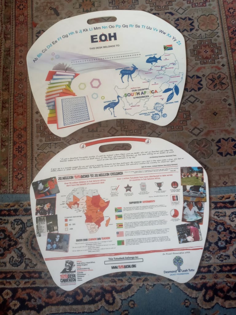 image for PAIR OF SOUTH AFRICAN DESK TOPS 