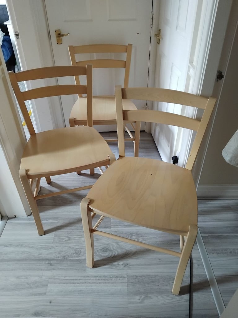 3 dining chairs 