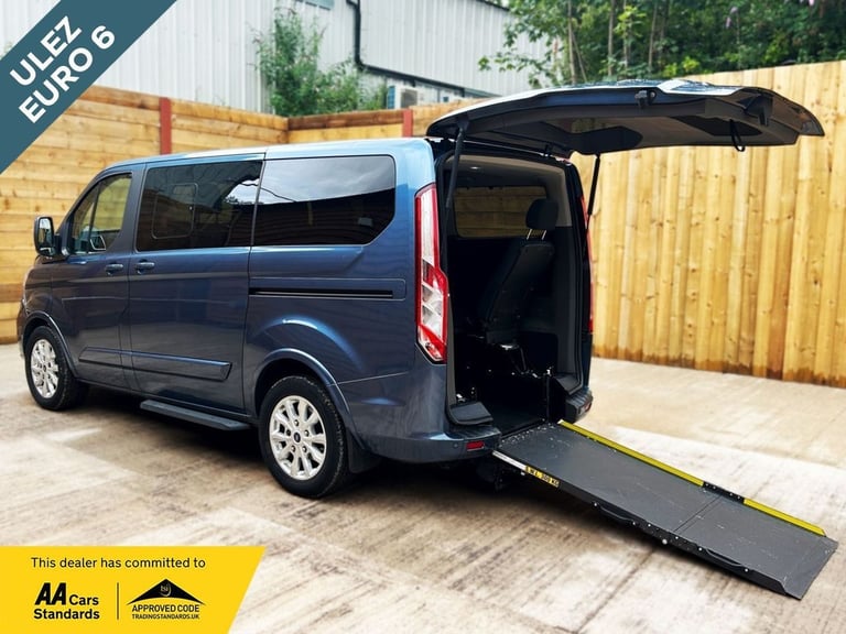 2019 Ford Tourneo Custom 6 Seat Auto Wheelchair Accessible Disabled Access Vehicle WAV MPV Diesel...