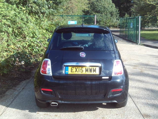 2015 Fiat 500 1.2 S 3dr Black 54k Miles Years MOT Warranty HATCHBACK Petrol Manual