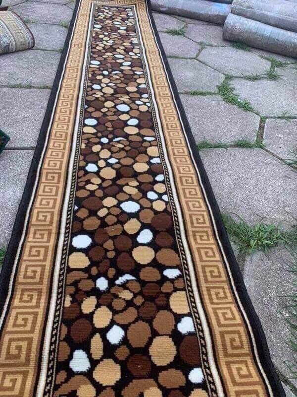 Brand new long runner corridor rugs Black size 320x60cm carpet rug £40