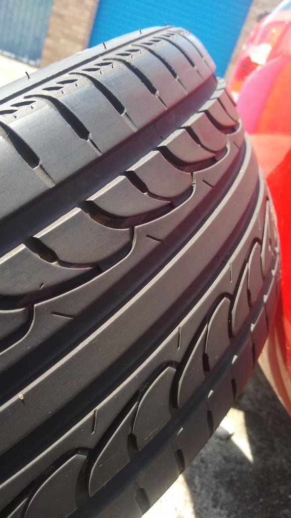 Pair of Nexen N6000, 205/45/16 tyres. 6/7 mils thread.