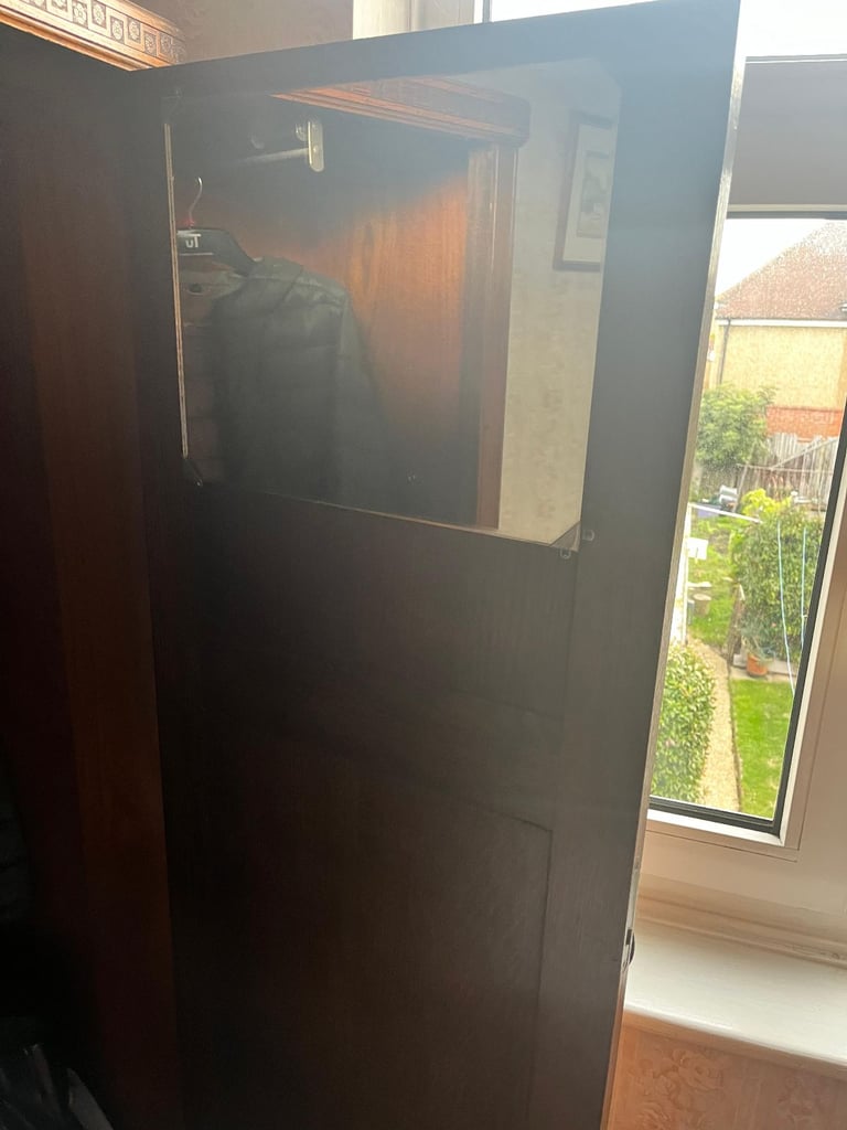 Small wooden wardrobe 