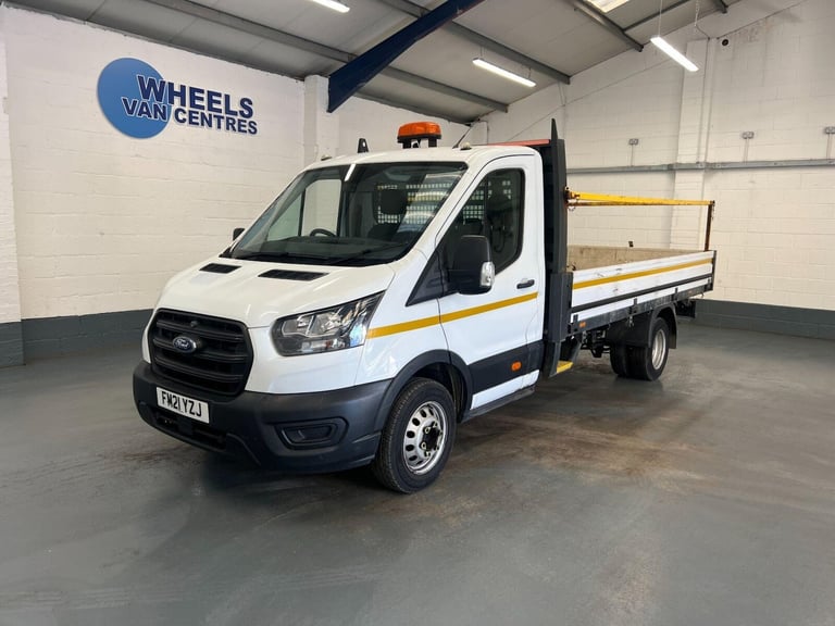 image for 2021 Ford Transit 2.0 350 EcoBlue HD Leader RWD L4 Euro 6 (s/s) 2dr (DRW) Dropside Diesel Manual
