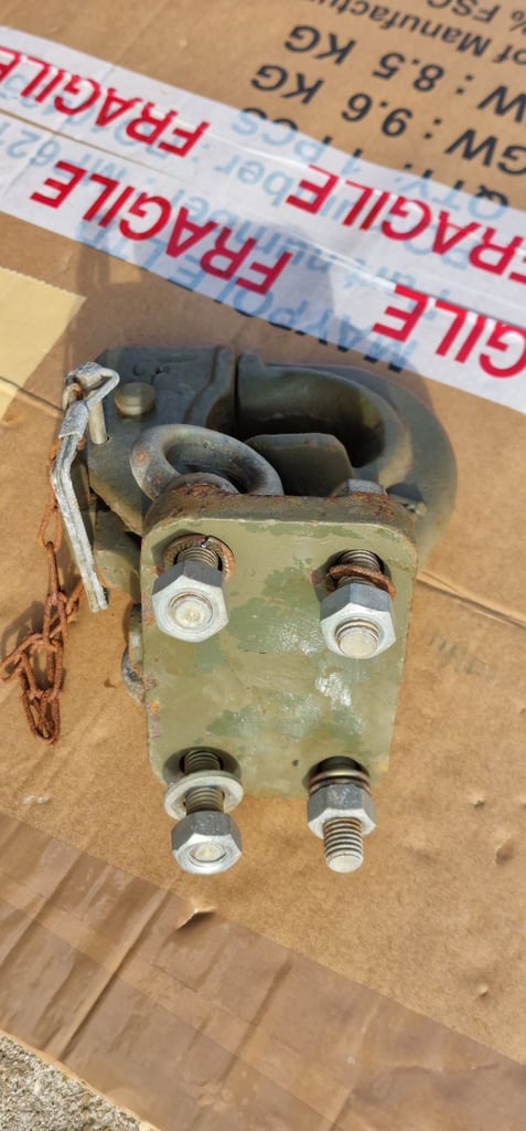 Post War Ford Script Pintle Toe Hitch