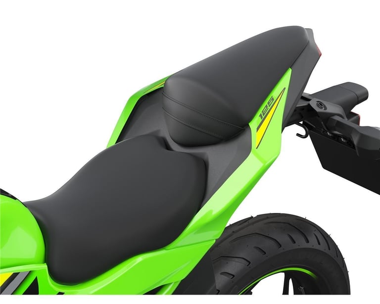 New 2026 Kawasaki Motorcycle Ninja 125 Green Grey Due November