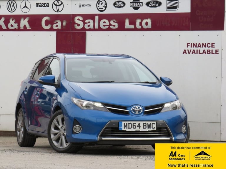 2015 Toyota Auris 1.8 VVT-h Excel Hatchback 5dr Petrol Hybrid CVT Euro 5 (s/s) (136 ps) Hatchback...