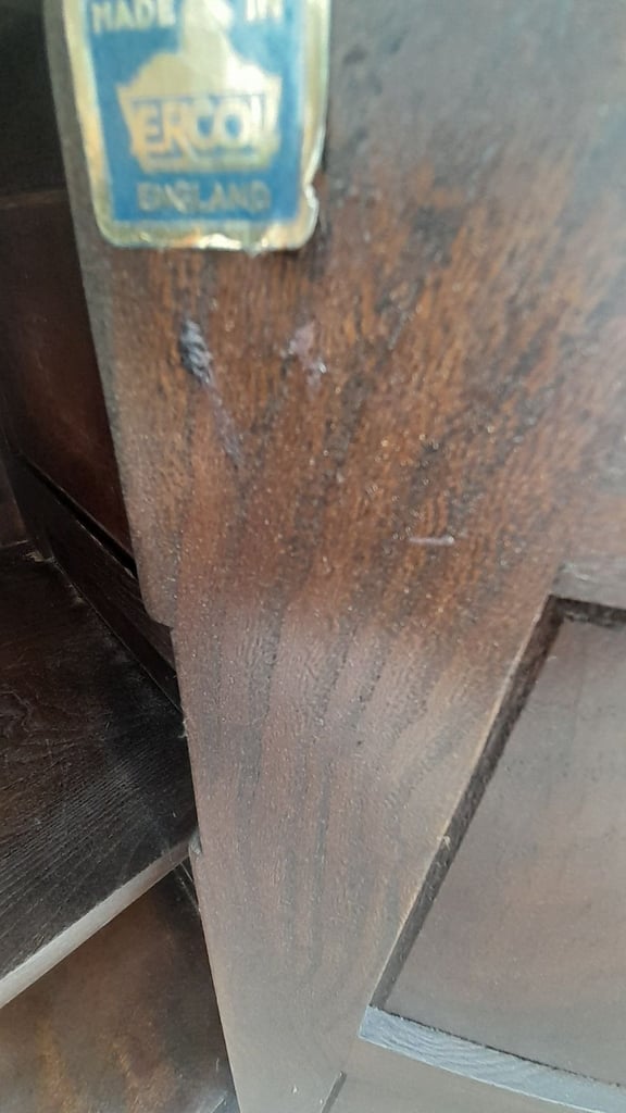 Ercol solid light elm sideboard