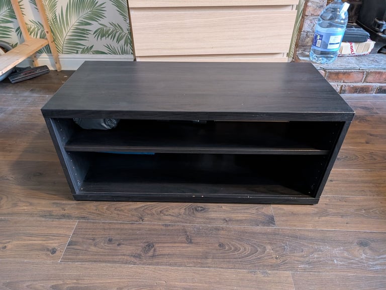 Black ikea TV stand 