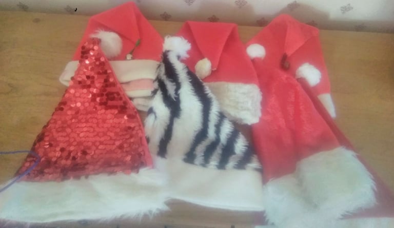 Christmas hats x7