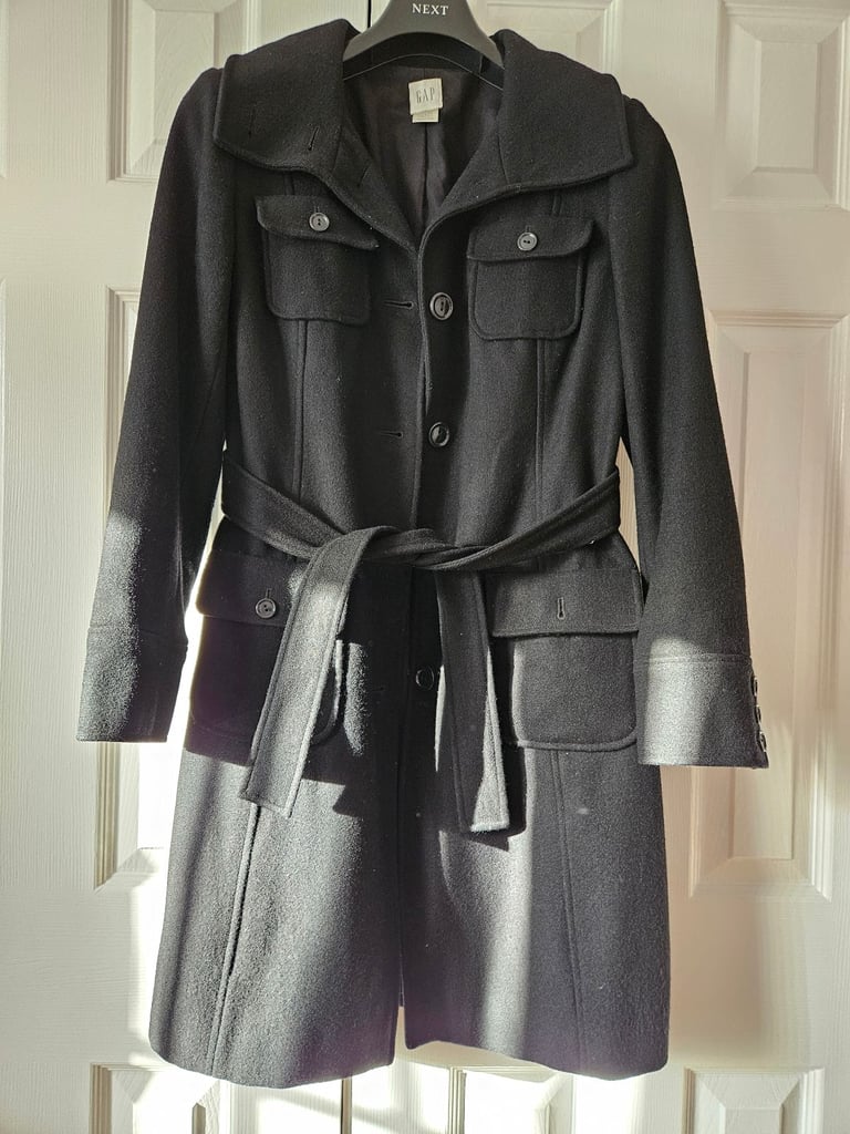 image for Gap Women's Coat - Black, UK Size 10. Very good condition  £15