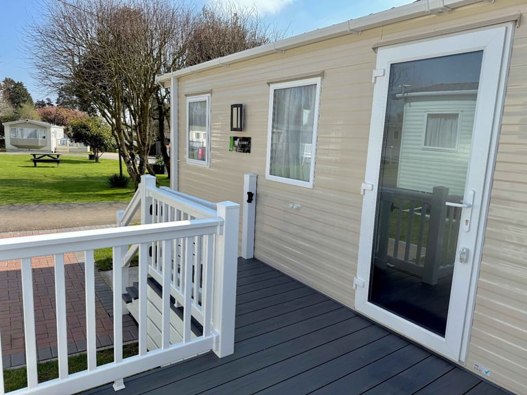 Ex demo New Willerby Linwood static caravan for sale at St Agnes Holiday Park, Truro TR4 8HS