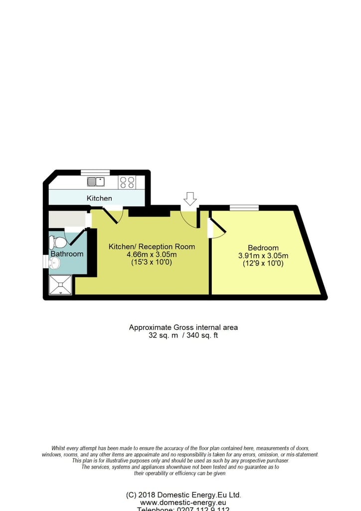 Ground floor 1 bedroom flat to rent on High Road in Willesden Green just short walk from station