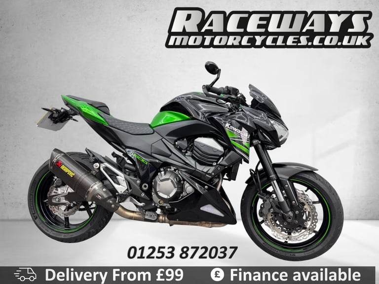 KAWASAKI Z800 2016 66 REG 20,378 MILES GREEN USED MOTORCYCLE 806CC