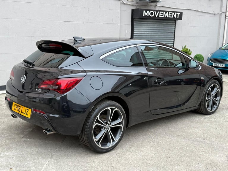2016 VAUXHALL ASTRA GTC 1.6 i Turbo Limited Edition Black Manual Petrol