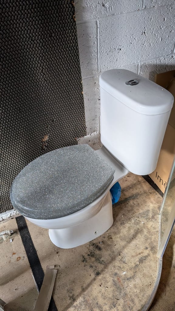 Toilet cistern and seat 