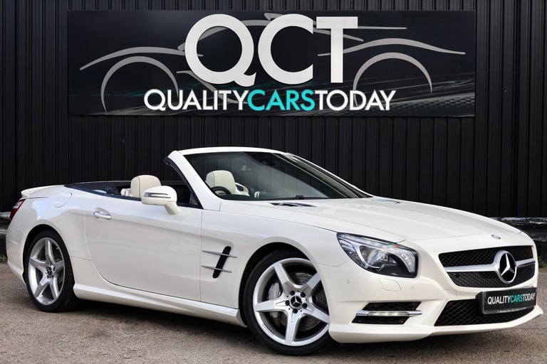 2014 '64' Mercedes SL 400 AMG Sport * Diamond White Metallic + Porcelain Nappa*