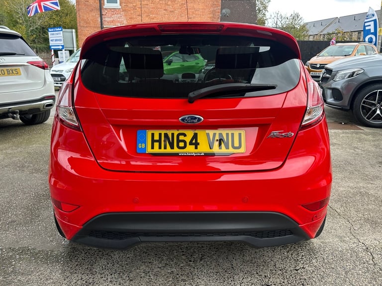 2014 Ford Fiesta 1.0 EcoBoost 140 Zetec S Red 3dr HATCHBACK Petrol Manual
