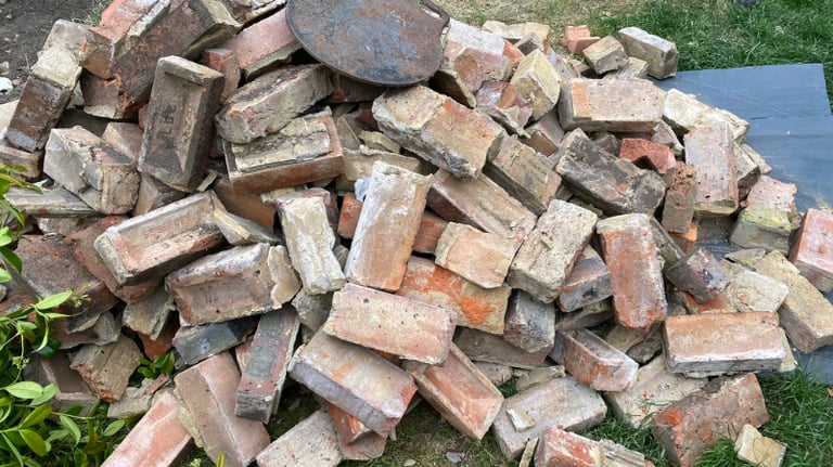 Free bricks. Around 2-3 tons