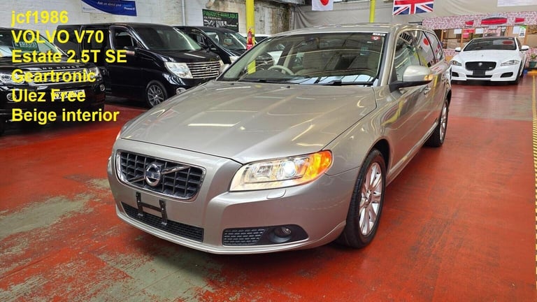 image for  Volvo V70 2.5T SE Geartronic Ulez Free Beige inte Estate Petrol Automatic