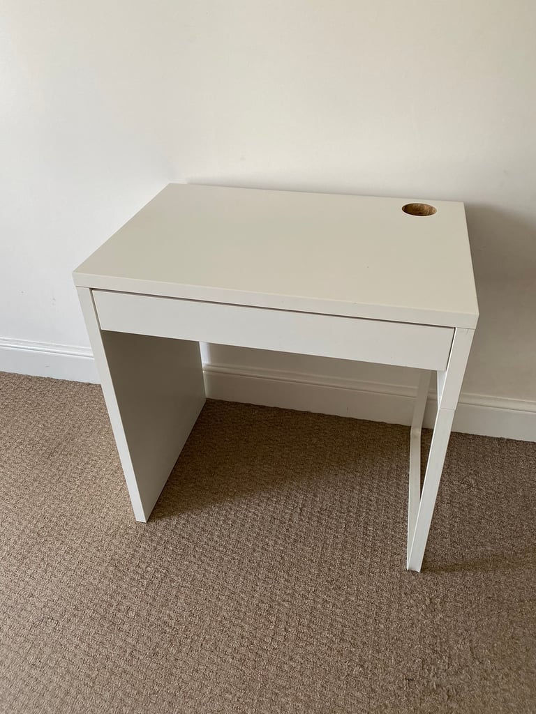 IKEA Micke white desk with drawer