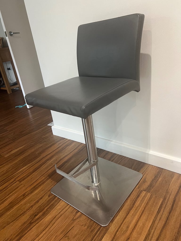 Grey Bar Stool