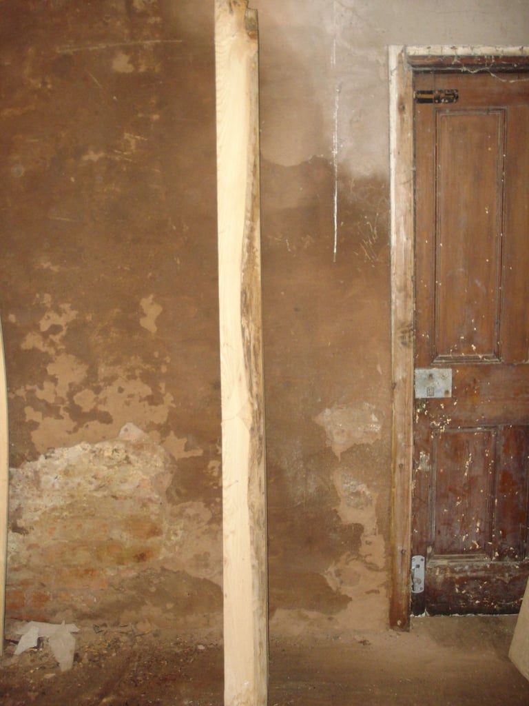 HUGE SOLID ELM LINTEL BEAM FOR FIREPLACE DOORWAY 84 IN X 13.5 IN X 5 IN BEAM II