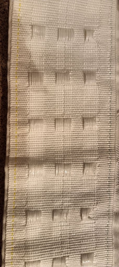 Cream pencil pleat curtains 66x72