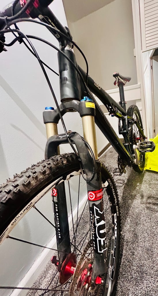 Cube Full Suspension 130 AMS Pro Mountain Bike. Fox Suspension