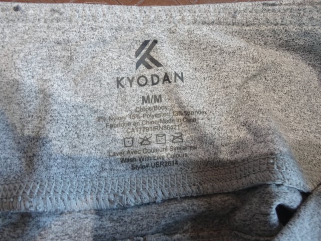 KYODAN size M grey sports leggings. COLLECTION from WESTHILL