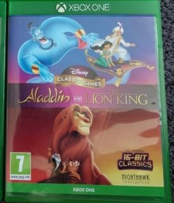 Xbox One Aladdin and Lion King game