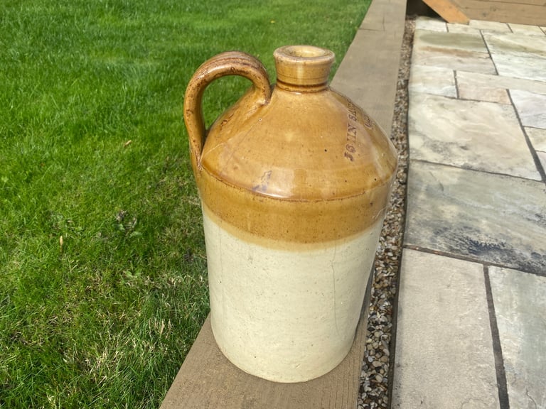 Old vinegar demijohn 