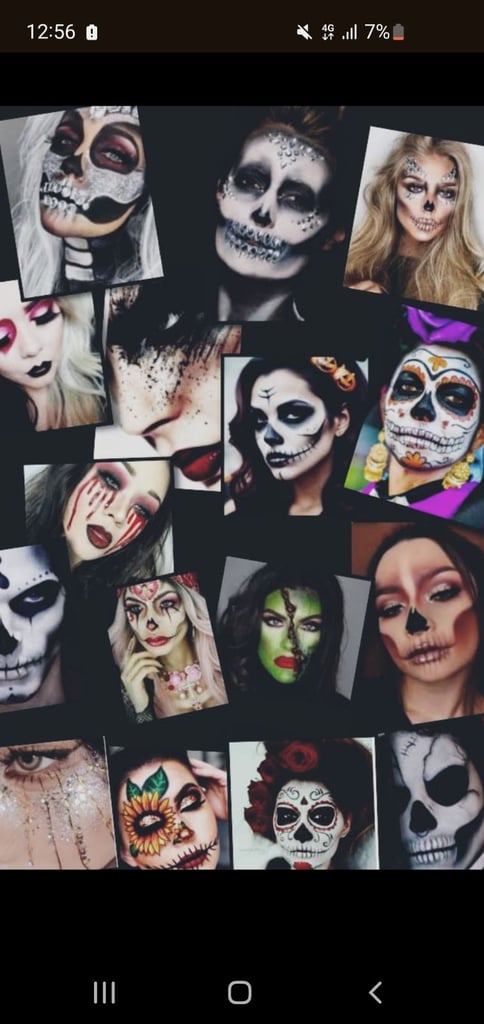 Halloween makeup artist available 