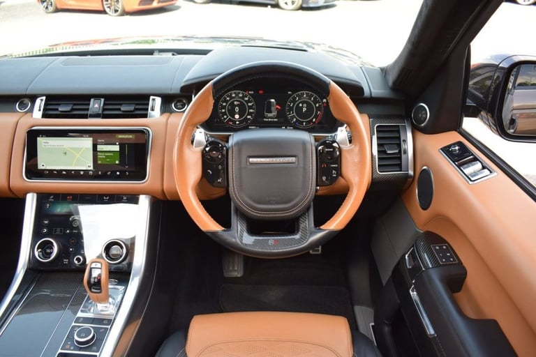 2021 62 LAND ROVER RANGE ROVER SPORT 5.0 P575 V8 SVR CARBON EDITION SUV 5DR PETR