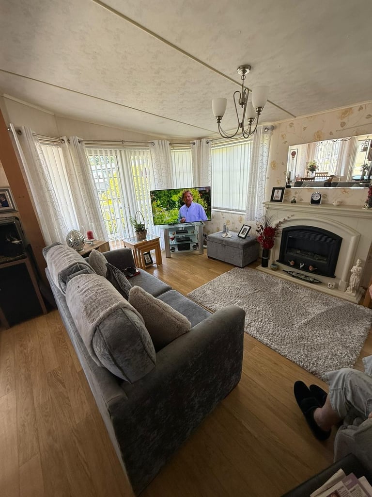 Static Lodge For Sale Off Site Brentmere Sunset 40ft x 20ft, 2 Bedroom 