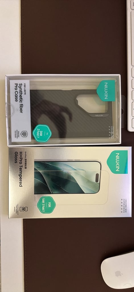 image for Samsung z fold 7 fibre case and screen protector combo