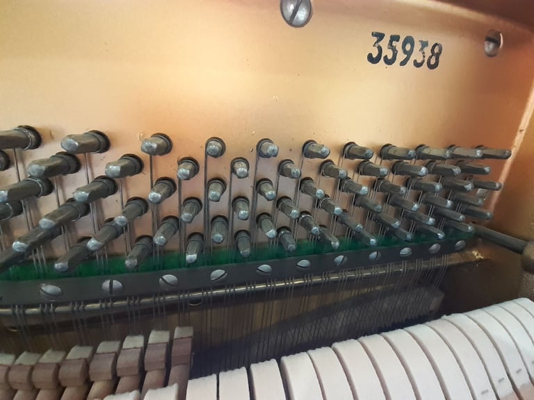 Knight K10 rare Chippendale Upright Piano beautiful *matching stool + free 1st tuning*