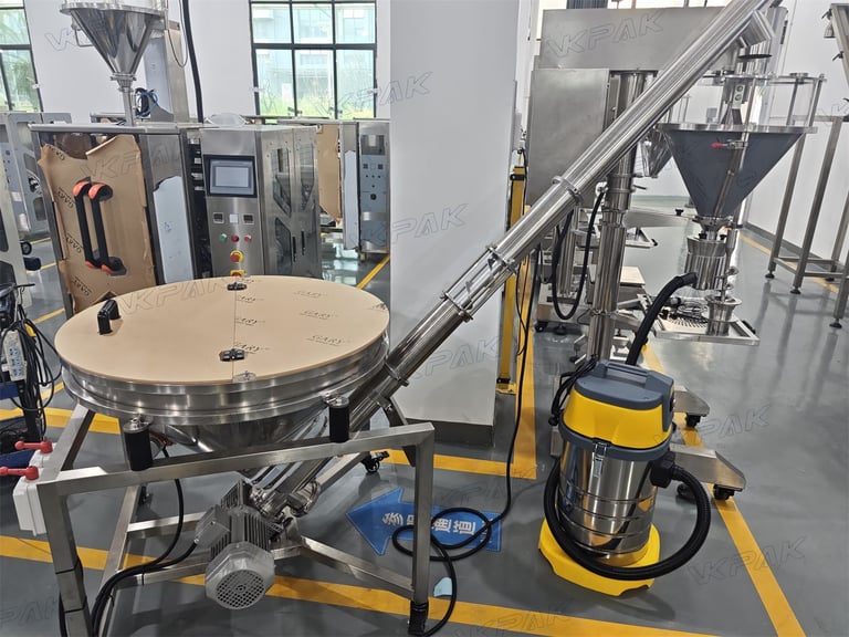 Semi-Automatic Powder Filling Machine For Coffee Powder, Protein Powder