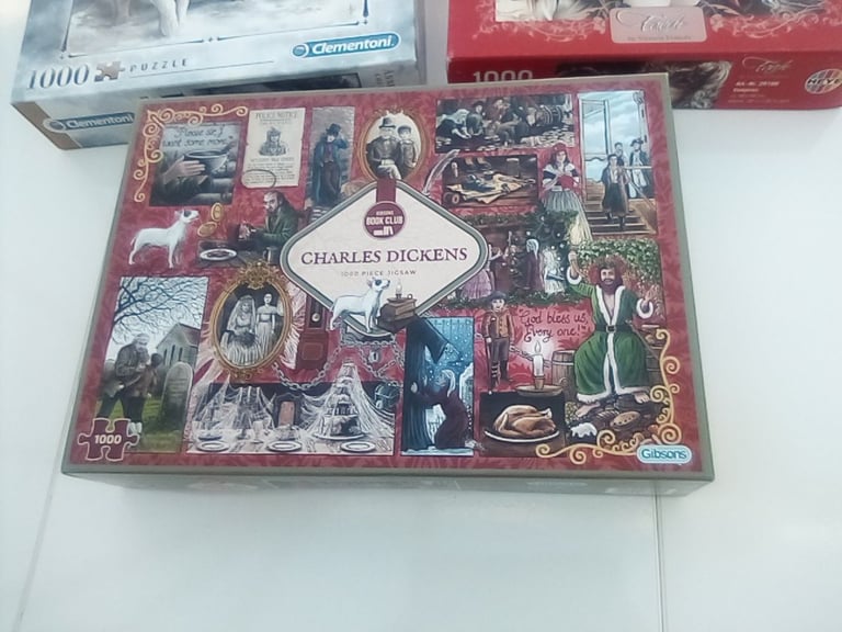 3 x 1000 piece jigsaw puzzles. £5 the lot.