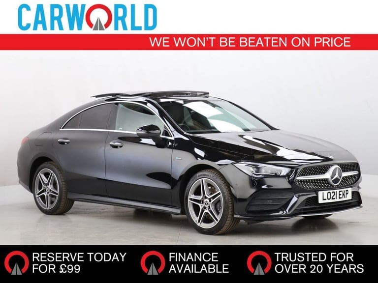 image for 2021 Mercedes-Benz CLA 1.3 CLA250e 15.6kWh AMG Line (Premium Plus) Coupe 4dr Petrol Plug-in Hybri...