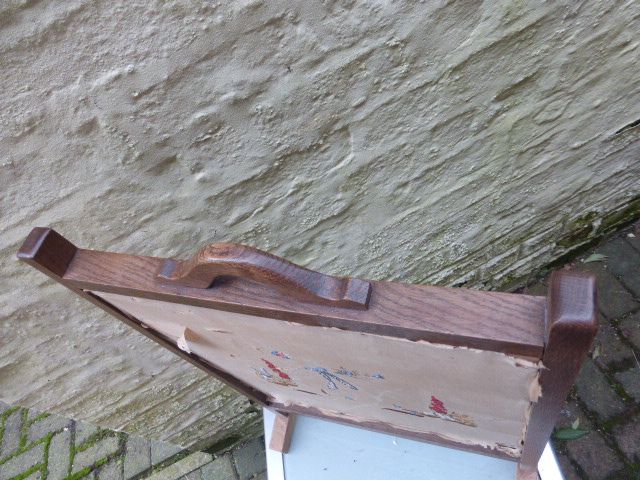Antique Fire Screen - Appears to be an oak surround