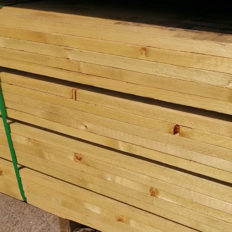 TYPE A ROOFING BATTENS 4.8M TREATED GREEN