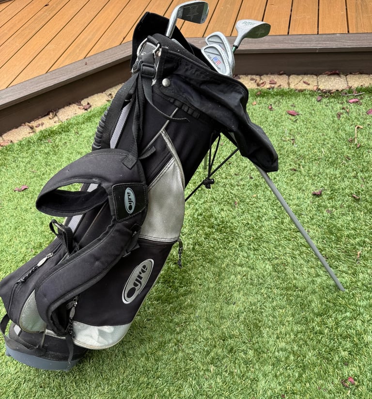 image for US Kids Golf USKG 5 Club Junior Starter Set RH & Ogre Stand Bag